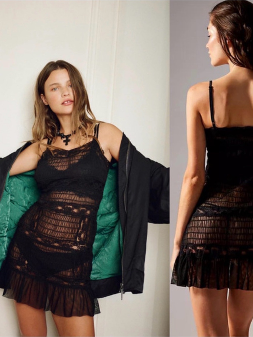 Free People Condesa Mini Slip Dress